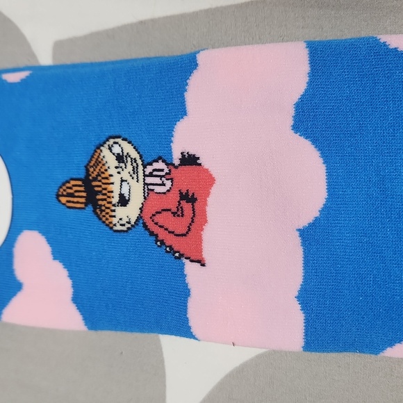 Moomin Clouds Blue Socks - Picture 6 of 6
